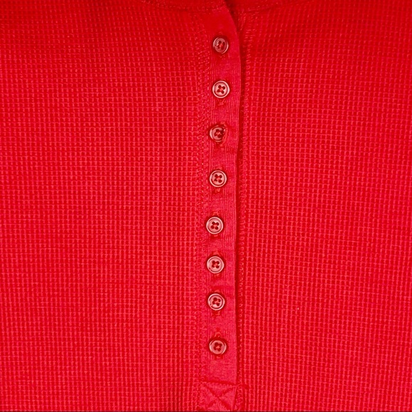 NEW- Active Basic Striped Thermal Henley Shirt LG - Picture 2 of 12